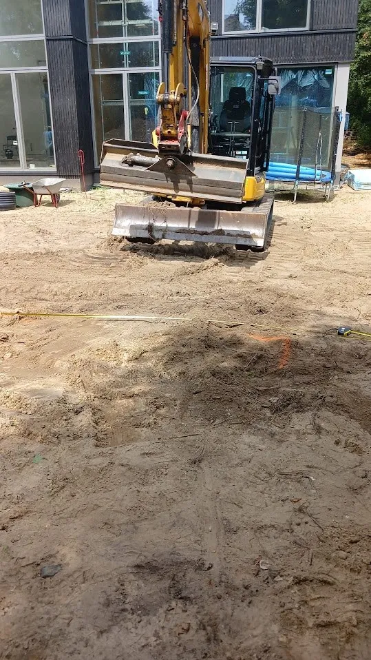Erdbau: eigene Technik, Planum nach Plan